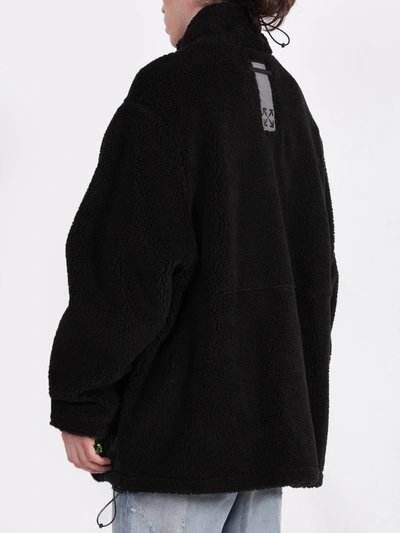 Shop Off-white Equipment Fleece Jacket Black