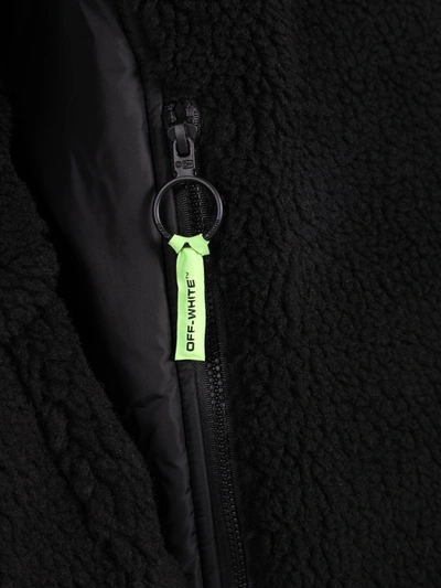 Shop Off-white Equipment Fleece Jacket Black