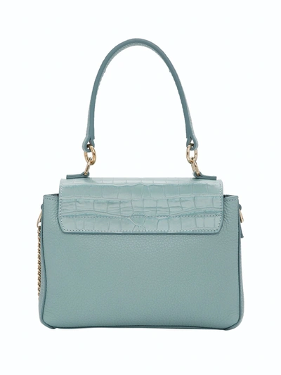 Shop Chloé Faded Blue Small Faye Day Bag
