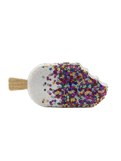 Shop Judith Leiber Embellished Popsicle Sprinkles Box Clutch In Multicolor