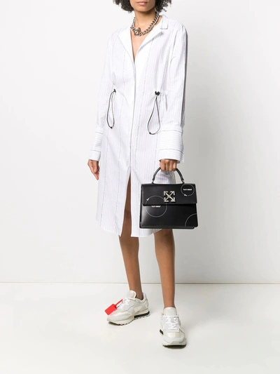 Shop Off-white Black Cut-here Jitney 2.8 Handbag
