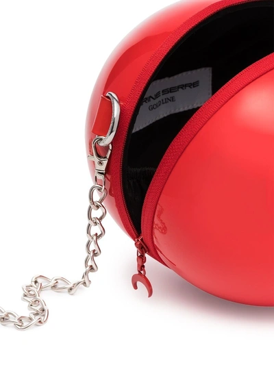 Shop Marine Serre Red Ball Cross-body Handbag