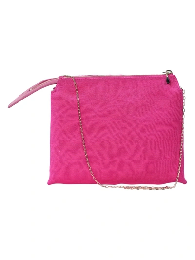 Shop The Row Nu Mini Twin Shoulder Bag Fuchsia