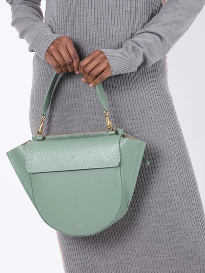 Shop Wandler Hortensia Bag Medium In Green