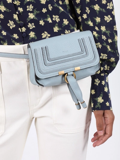 Shop Chloé Marcie Belt Bag, Faded Blue