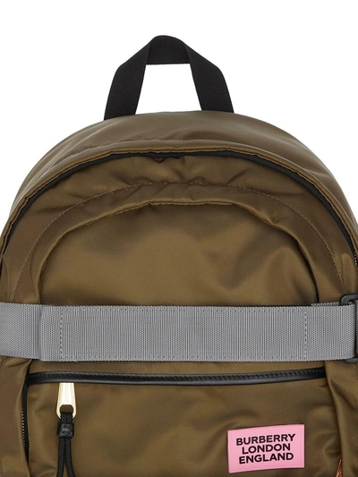 Shop Burberry Nevis Backpack In Brown
