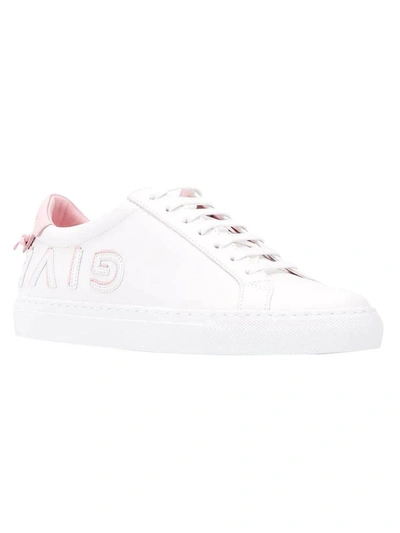 Shop Givenchy Pink Reverse Low Top Sneakers