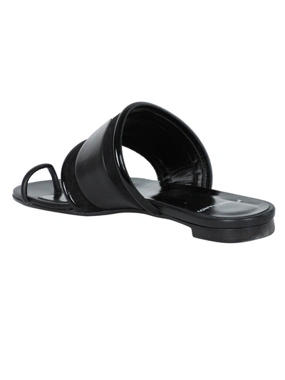 Shop Pierre Hardy Black Mini Targa Mule Sandals
