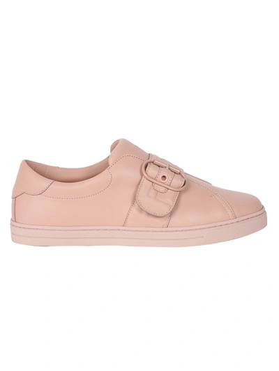 Shop Fendi Pink Slip On Sneaker