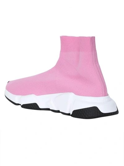 Shop Balenciaga Pink Speed Sock Sneaker