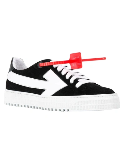 Shop Off-white Black And White Arrow Sneakers In Black & White