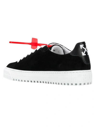 Shop Off-white Black And White Arrow Sneakers In Black & White