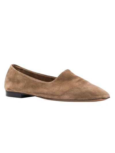 Shop Atp Atelier Andrano Brown Suede Loafer