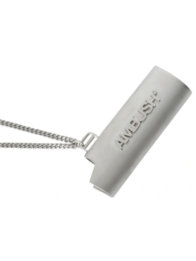 Shop Ambush Lighter Case Necklace Silver