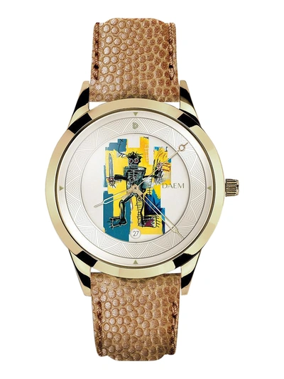 Shop Daem X Jean-michel Basquiat Warrior Watch