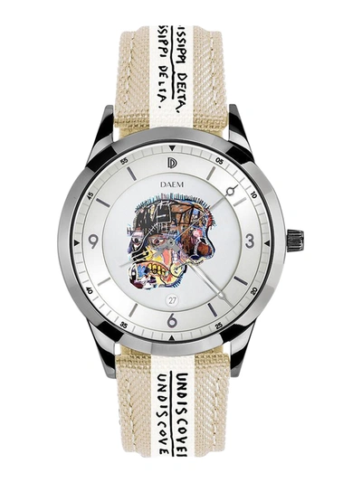 Shop Daem X Jean-michel Basquiat Skull Watch