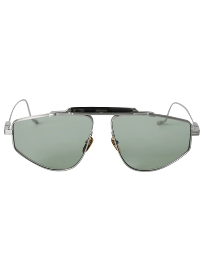 Shop Jacques Marie Mage Light Green 1962 Sunglasses