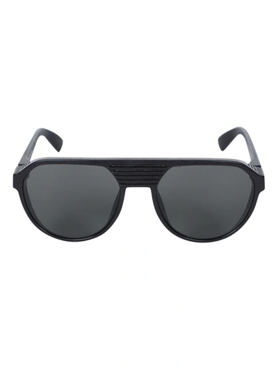 Shop Mykita Black Peak Sunglasses