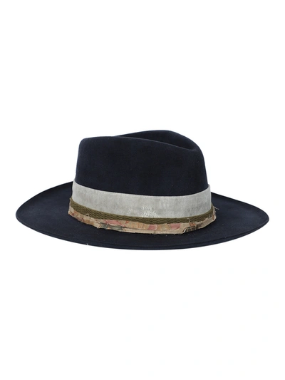 Shop Nick Fouquet Esalen Felt Hat In Blue