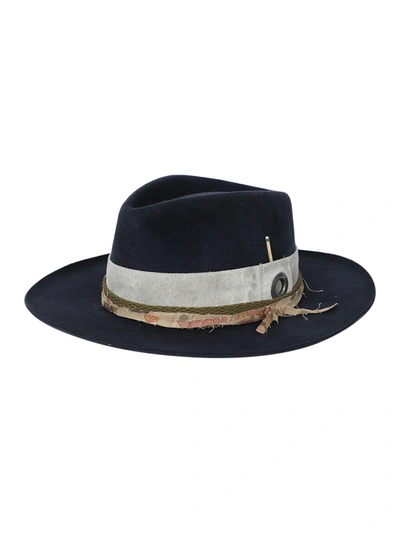 Shop Nick Fouquet Esalen Felt Hat In Blue