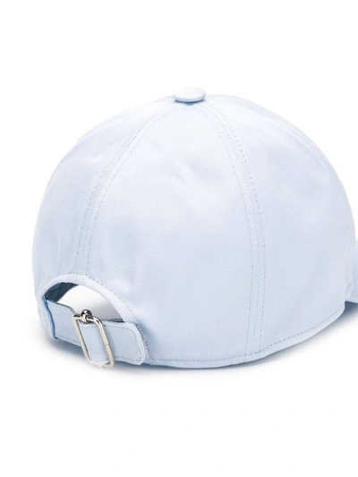 Shop Thom Browne Classic Embroidered Baseball Cap In Blue