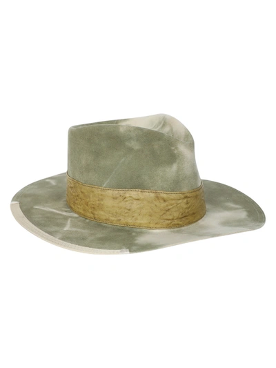 Shop Nick Fouquet Samos Camo Felt Hat In Green