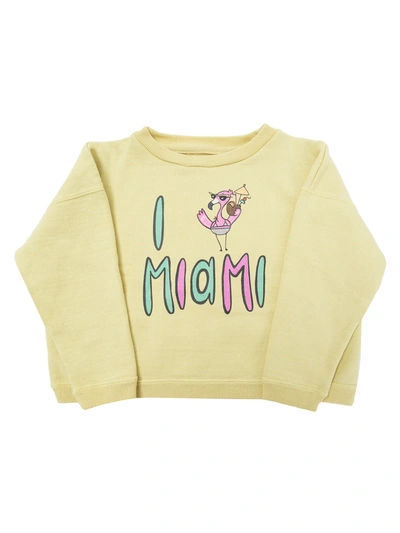 Shop The Webster I Love Miami Sweatshirt In Yellow