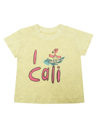 Shop The Webster I Love Cali T-shirt In Yellow