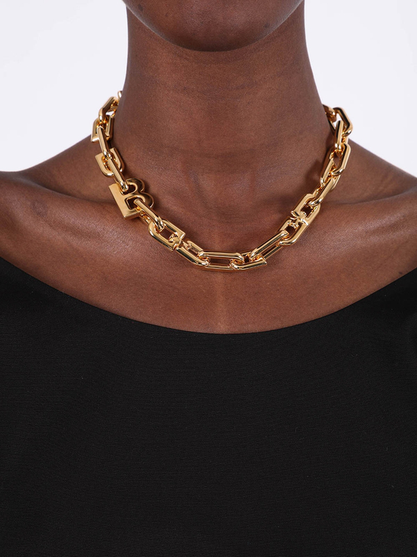 Balenciaga B Chain-link Necklace In Not Applicable | ModeSens