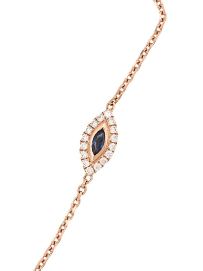 Shop Anita Ko 18kt Rose Gold Evil Eye Diamond Bracelet