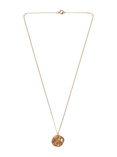 Shop Alighieri 24kt Gold-plated Bronze Dog Necklace