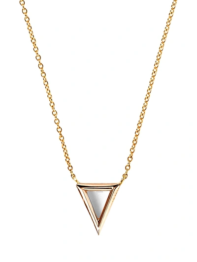 Shop Eva Fehren 18k Rose Gold Apex Pendant Necklace