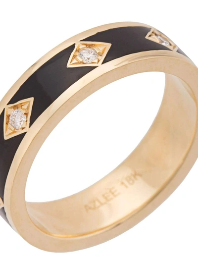 Shop Azlee 18kt Gold Night Sky Ring