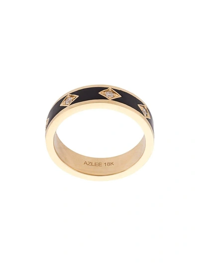 Shop Azlee 18kt Gold Night Sky Ring