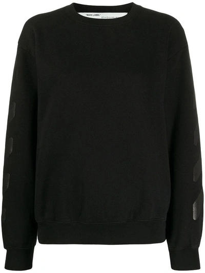 Shop Off-white Black Arrows Logo Sweatshirt