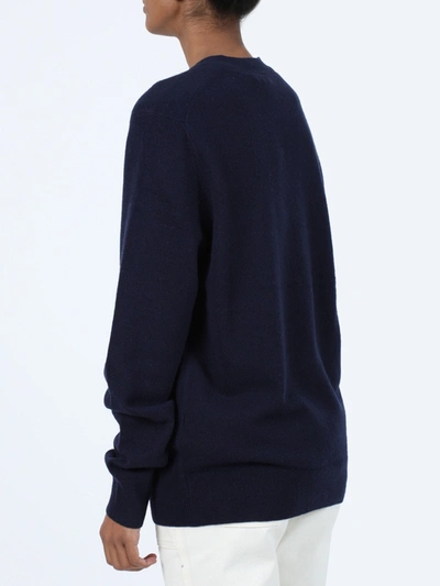 Shop Acne Studios Face Cardigan, Navy