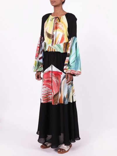 Shop Rosie Assoulin Bohemian Maxi Dress, Multicolor