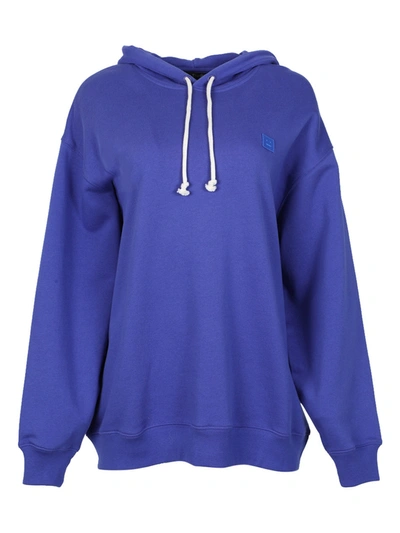 Shop Acne Studios Face Sweatshirt Electric Blue