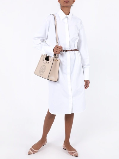 Shop The Row Sonia Belted Shirt-dress White