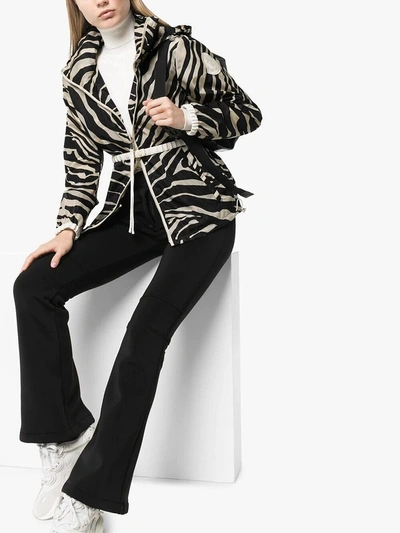 Shop Moncler Zebra Print Track Jacket