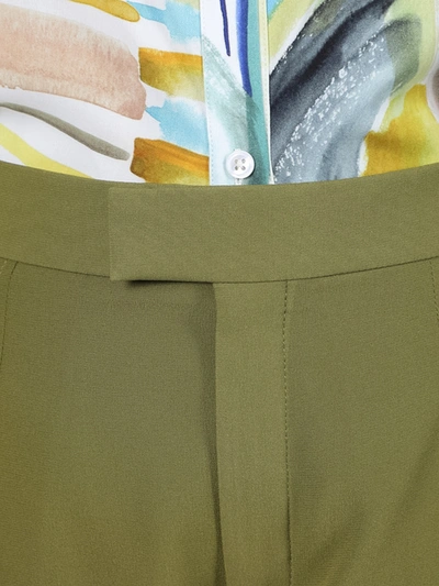 Shop Chloé Green Tailored Pants