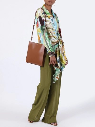 Shop Chloé Green Tailored Pants