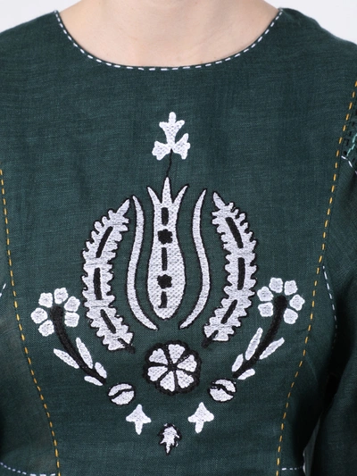Shop Vita Kin Jasmine Green Embroidered Dress