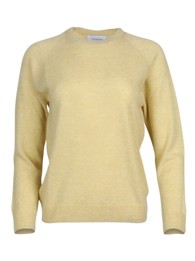 Shop Alexandra Golovanoff Mila Light Cashmere Sweater In Yellow