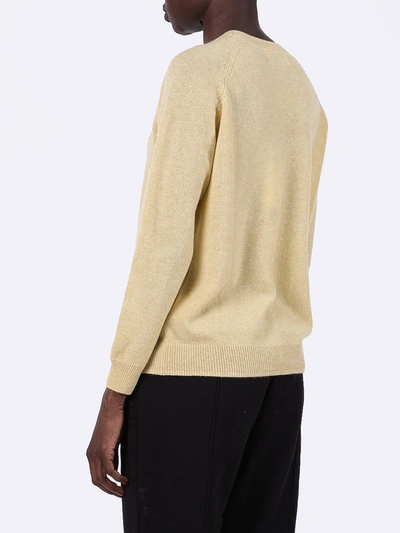 Shop Alexandra Golovanoff Mila Light Cashmere Sweater In Yellow