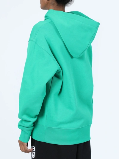 Shop Acne Studios Face Sweatshirt In Green