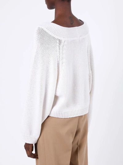 Shop The Row Yasima Textured Knit Top White