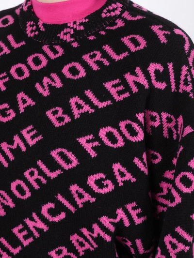 Shop Balenciaga X World Food Programme Logo Sweater