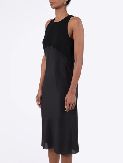 Shop Haider Ackermann Black Silk Mid-length Dress