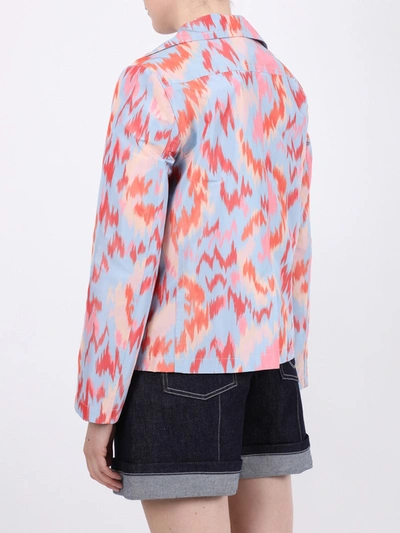 Shop Marni Multicolored Abstract Print Jacket